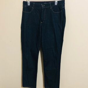 Talbots Straight Leg Jeans Dark  Wash